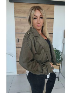 Kurtka Zamszowa Olive 2