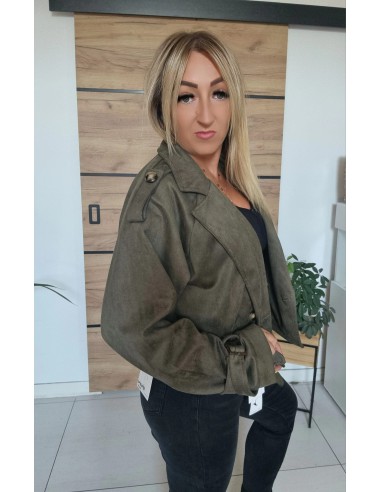 Kurtka Zamszowa Olive